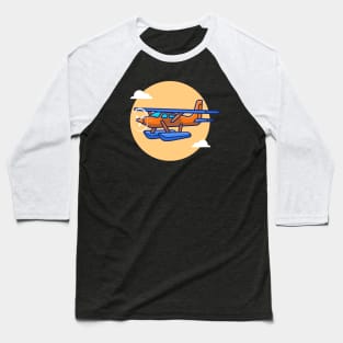 Vintage Plane Cartoon Baseball T-Shirt